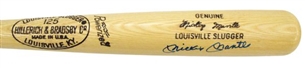 Mickey Mantle Signed Louisville Slugger  Model Bat